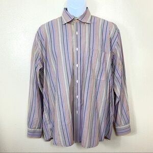 Alan Flusser Men’s Casual Shirt multicolored L